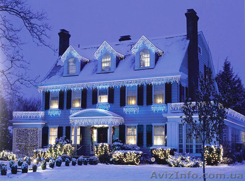 Новогодний дом,новогоднее освещение,монтаж светодиодных гирлянд - <ro>Изображение</ro><ru>Изображение</ru> #3, <ru>Объявление</ru> #1330491