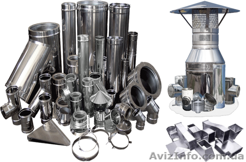 Дымоходы из нержавеющей, оцинковоной стали - <ro>Изображение</ro><ru>Изображение</ru> #2, <ru>Объявление</ru> #1329911