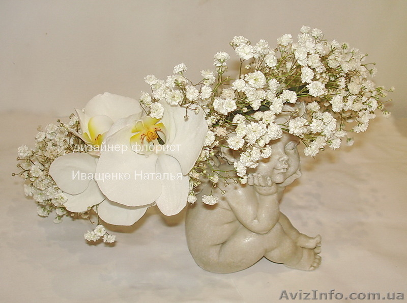 Венок на голову из живых цветов, венок свадебный - <ro>Изображение</ro><ru>Изображение</ru> #3, <ru>Объявление</ru> #1320931