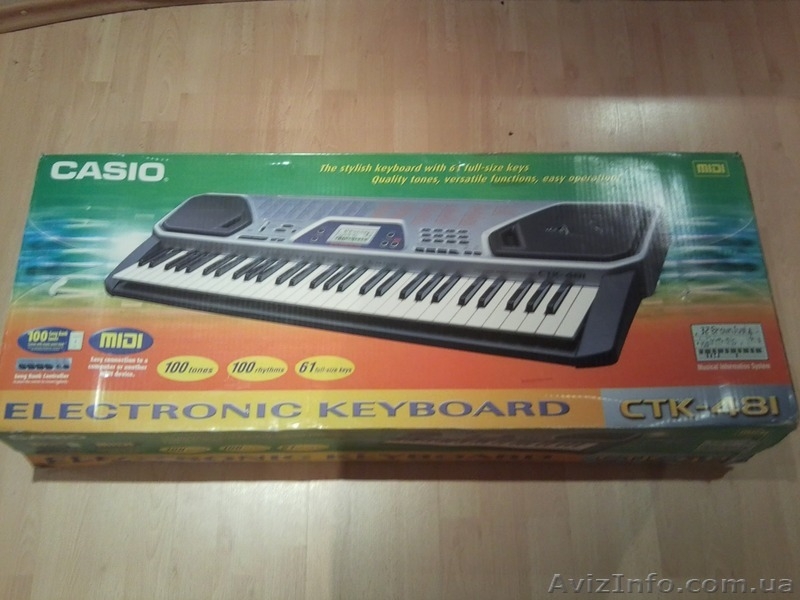 Синтезатор CASIO CTK-481 - <ro>Изображение</ro><ru>Изображение</ru> #2, <ru>Объявление</ru> #1324882