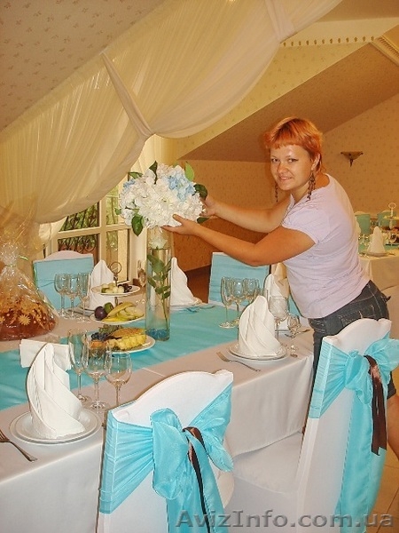 Украшение свадебного зала цветами и декором - <ro>Изображение</ro><ru>Изображение</ru> #5, <ru>Объявление</ru> #1320944