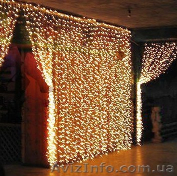 Гирлянда дождь занавес 2 на 3 м, новогодние гирлянды - <ro>Изображение</ro><ru>Изображение</ru> #5, <ru>Объявление</ru> #1320373