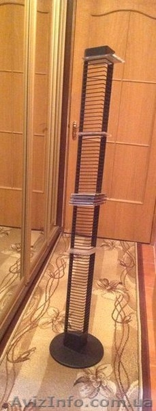 Стойка для дисков CD  DVD (металлическая напольная) - <ro>Изображение</ro><ru>Изображение</ru> #3, <ru>Объявление</ru> #1333237