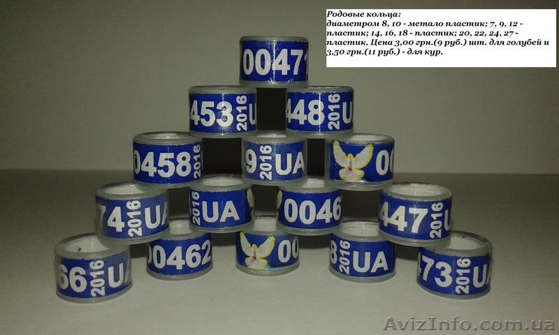 Кольца для голубей. Маркерные кольца (кембрики) - <ro>Изображение</ro><ru>Изображение</ru> #4, <ru>Объявление</ru> #1091726