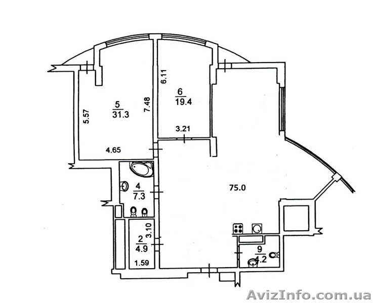 Покровский Посад продажа большой трехкомнатной квартры - <ro>Изображение</ro><ru>Изображение</ru> #2, <ru>Объявление</ru> #1334429