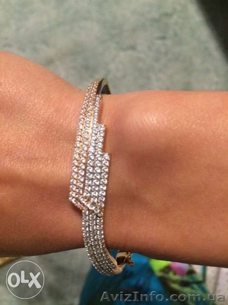 Продам золотой браслет с цирконами! - <ro>Изображение</ro><ru>Изображение</ru> #3, <ru>Объявление</ru> #1334225