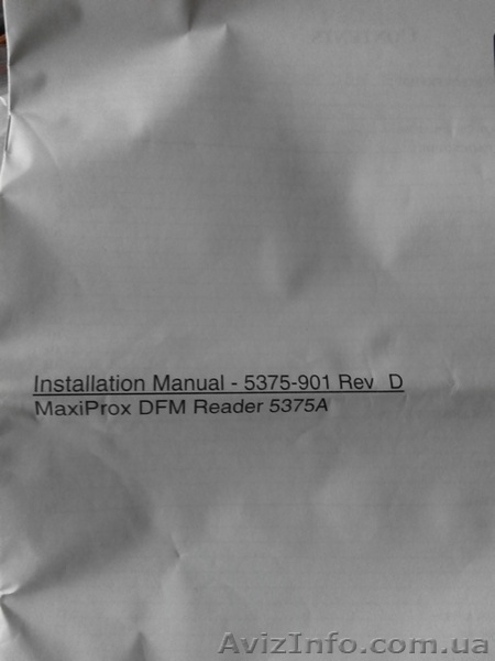 Считыватель MaxiProx DFM 5375A - <ro>Изображение</ro><ru>Изображение</ru> #4, <ru>Объявление</ru> #1342976