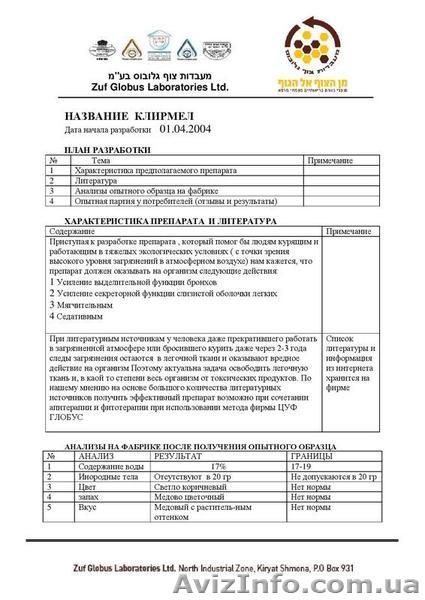 Для предотвращения ущерба, наносимого курением есть целебный мёд ClearMel. - <ro>Изображение</ro><ru>Изображение</ru> #4, <ru>Объявление</ru> #1360908