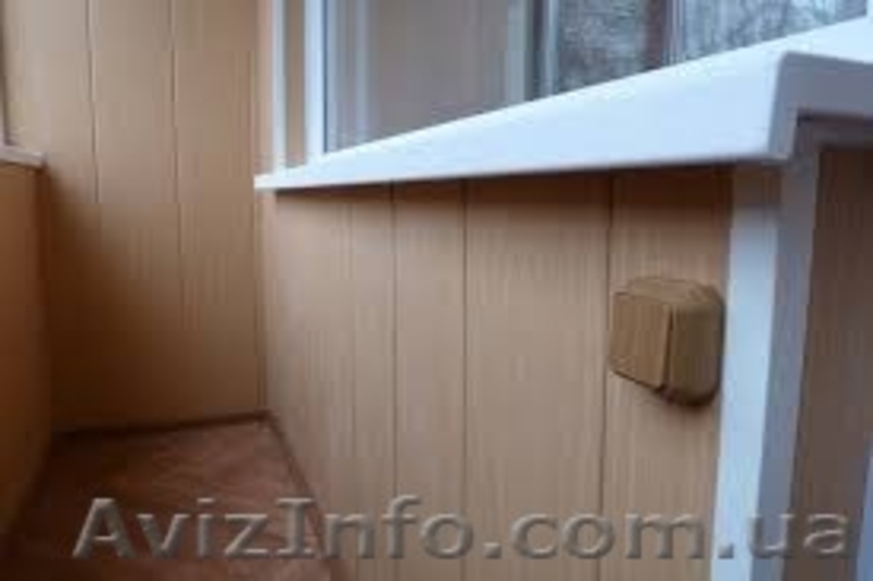 Обшивка балкона, лоджии ремонт. Вынос балконов с установкой пластиковых окон, от - <ro>Изображение</ro><ru>Изображение</ru> #3, <ru>Объявление</ru> #1356890