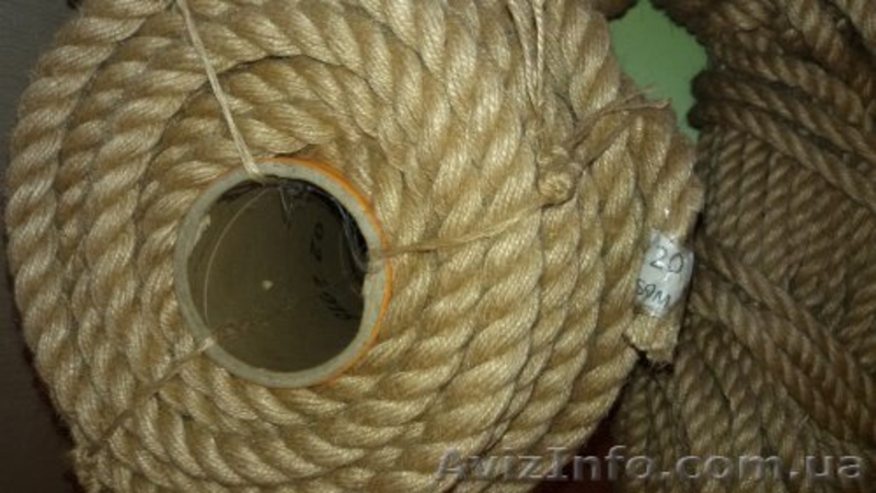 Канат джутовый, Диаметр от 6 до 60 мм. - <ro>Изображение</ro><ru>Изображение</ru> #2, <ru>Объявление</ru> #1359386