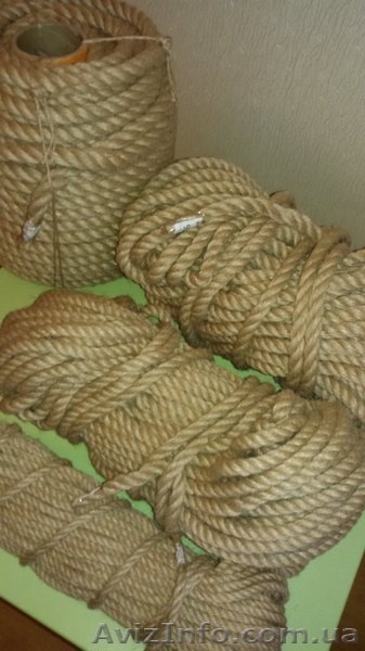 Канат джутовый, Диаметр от 6 до 60 мм. - <ro>Изображение</ro><ru>Изображение</ru> #3, <ru>Объявление</ru> #1359386