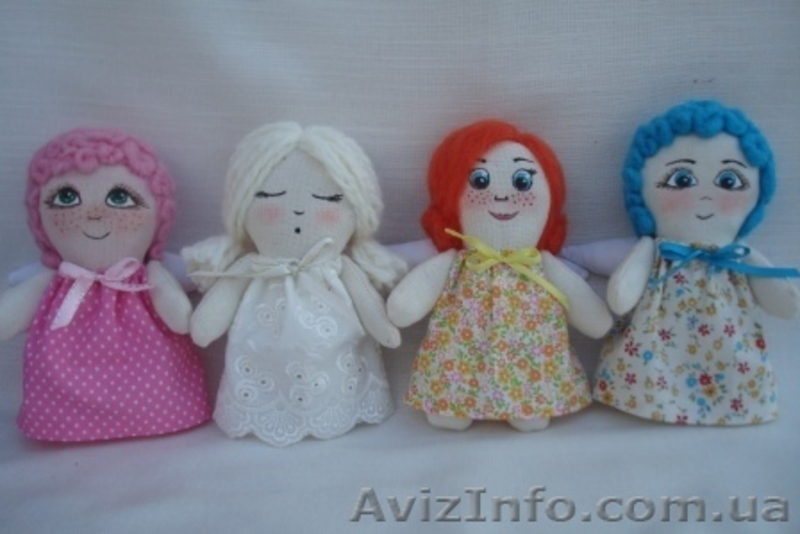 "Ангелочек" Ручная роспись.Игрушка мягкая  - <ro>Изображение</ro><ru>Изображение</ru> #2, <ru>Объявление</ru> #1369243