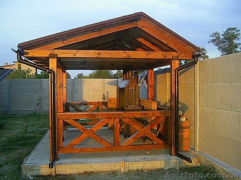 Беседки деревянные (с доставкой по всей Украине) - <ro>Изображение</ro><ru>Изображение</ru> #6, <ru>Объявление</ru> #1378296