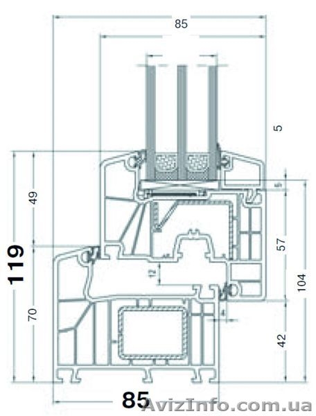 Оконные и дверные блоки ПВХ. - <ro>Изображение</ro><ru>Изображение</ru> #3, <ru>Объявление</ru> #1368015