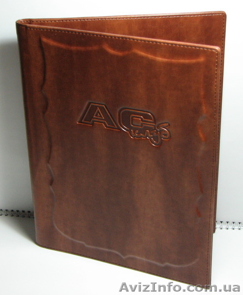 Папки меню, изготовление из кожи, кожзама, ламинированного картона (Киев)    - <ro>Изображение</ro><ru>Изображение</ru> #5, <ru>Объявление</ru> #650398