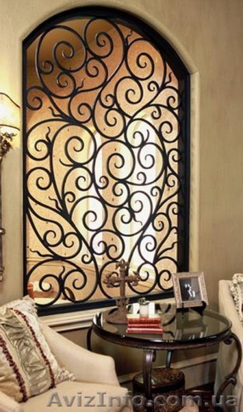Решетки на окна из черного металла, с коваными элементами - <ro>Изображение</ro><ru>Изображение</ru> #3, <ru>Объявление</ru> #529955