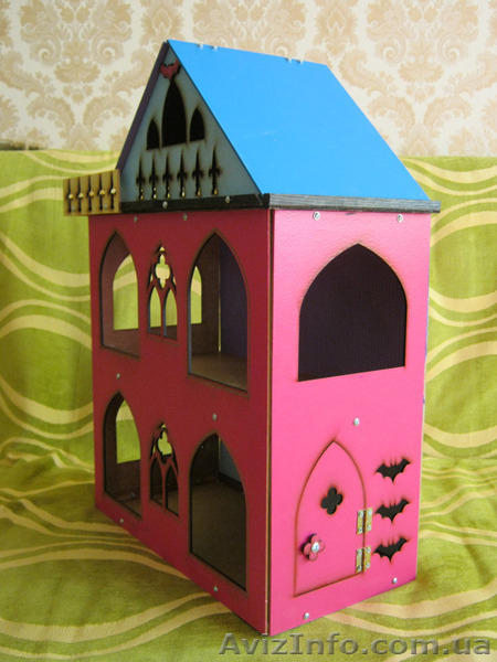 Разборной кукольный домик в стиле Монстр Хай. - <ro>Изображение</ro><ru>Изображение</ru> #8, <ru>Объявление</ru> #1377011