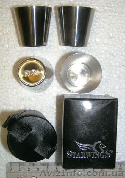 Набор рюмок 4 шт. в чехле, раздвижной стаканчик Starwings распродажа - <ro>Изображение</ro><ru>Изображение</ru> #3, <ru>Объявление</ru> #1368635