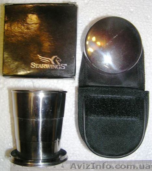 Набор рюмок 4 шт. в чехле, раздвижной стаканчик Starwings распродажа - <ro>Изображение</ro><ru>Изображение</ru> #1, <ru>Объявление</ru> #1368635