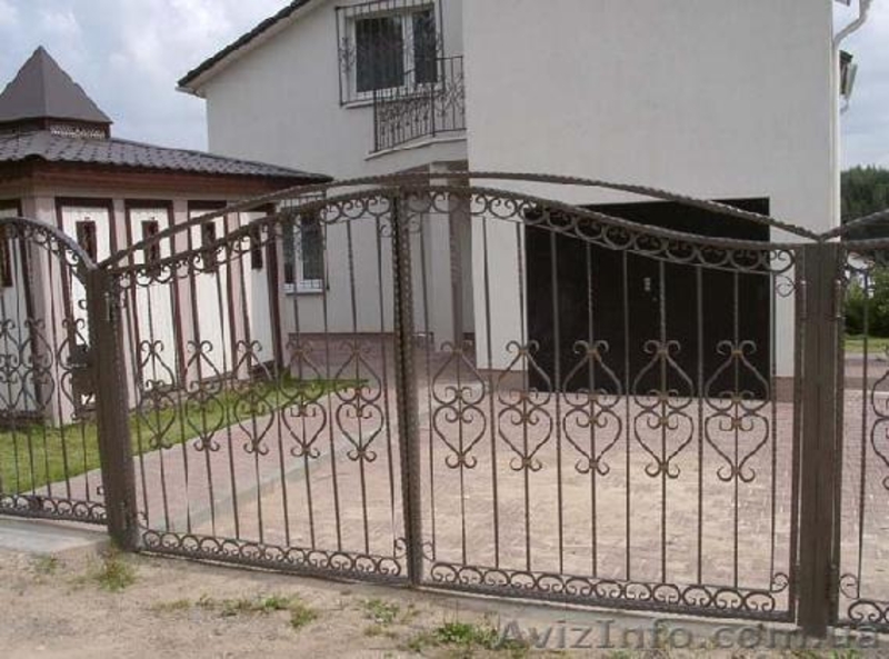 Ворота, калитки, заборы из черного металла, с коваными элементами - <ro>Изображение</ro><ru>Изображение</ru> #6, <ru>Объявление</ru> #529950