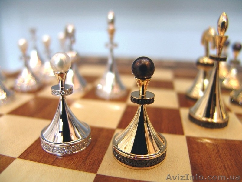 Продам Элитные шахматы( золото, серебро, слоновая кость, дерево, брилианты) - <ro>Изображение</ro><ru>Изображение</ru> #1, <ru>Объявление</ru> #1391787