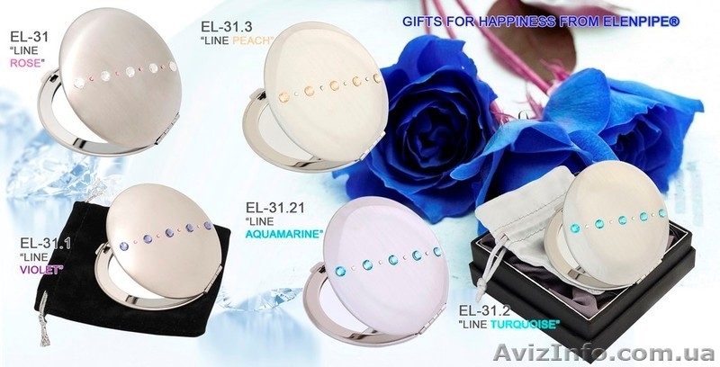 Металлические зеркальца EL-30 – EL-37 украшены вручную кристаллами Swarovski  El - <ro>Изображение</ro><ru>Изображение</ru> #8, <ru>Объявление</ru> #1396477