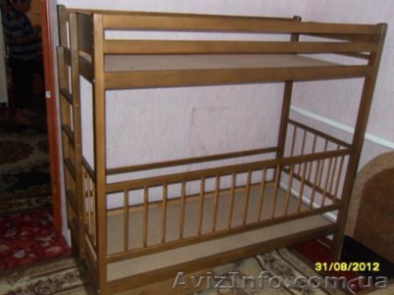   Масивная Двухъярусная кровать с дерева ольхи. - <ro>Изображение</ro><ru>Изображение</ru> #4, <ru>Объявление</ru> #915142