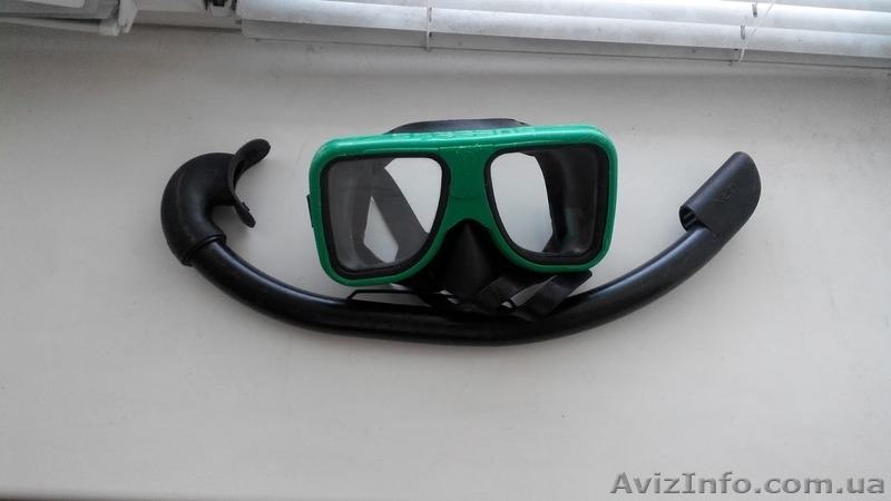Маска для дайвинга и подводной охоты с трубкой - <ro>Изображение</ro><ru>Изображение</ru> #1, <ru>Объявление</ru> #1422789