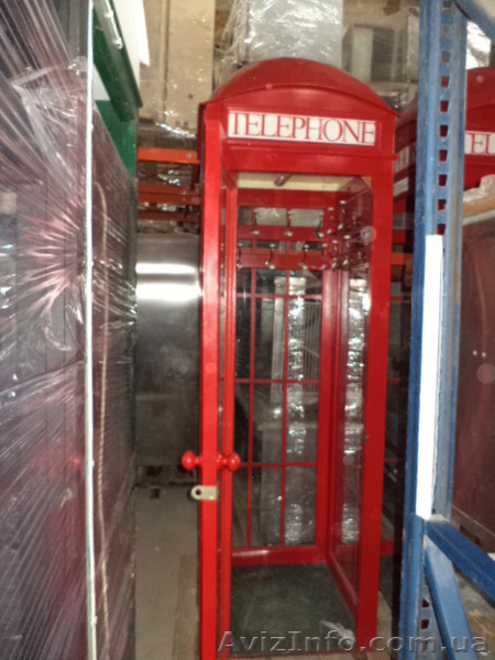 Красная телефонная будка, б/у. - <ro>Изображение</ro><ru>Изображение</ru> #3, <ru>Объявление</ru> #1415252