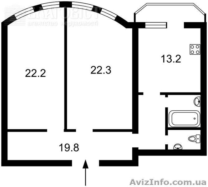 Продам квартиру в итальянском кирпичном доме на Тростянецкой,49, от собственника - <ro>Изображение</ro><ru>Изображение</ru> #6, <ru>Объявление</ru> #1101921