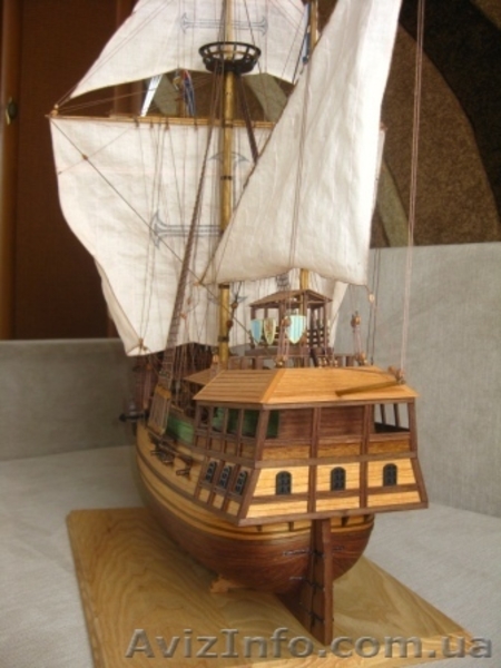 Парусник корабль Caracca Atlantica ручная работа - <ro>Изображение</ro><ru>Изображение</ru> #3, <ru>Объявление</ru> #1410538
