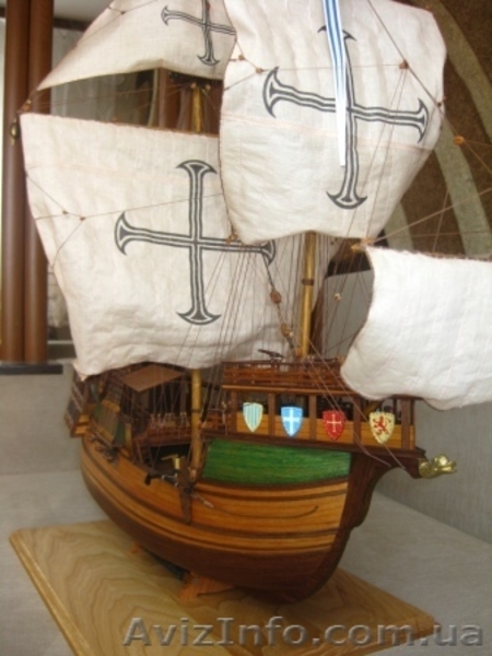 Парусник корабль Caracca Atlantica ручная работа - <ro>Изображение</ro><ru>Изображение</ru> #1, <ru>Объявление</ru> #1410538