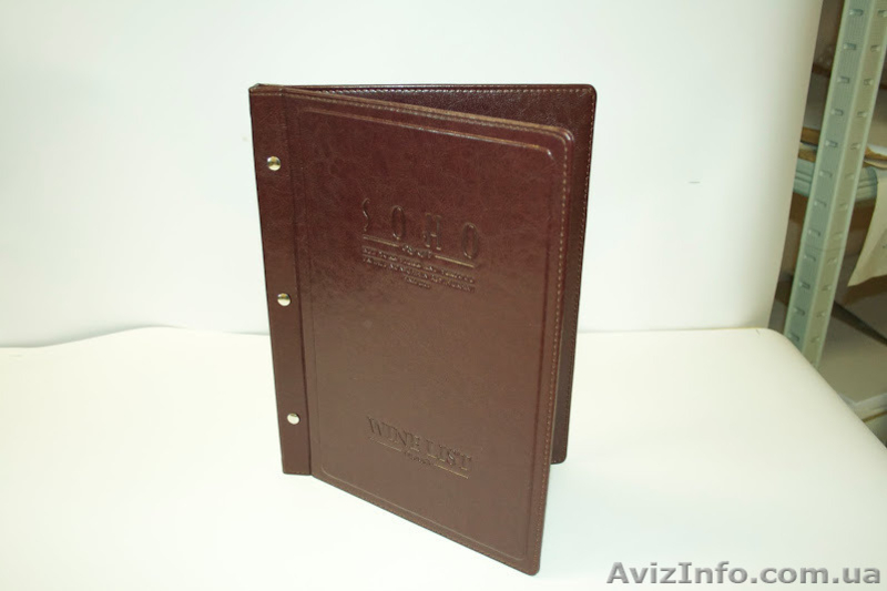 Папки для меню, счетницы, карта вин, изготовление папок меню Киев в Киеве AvizIn - <ro>Изображение</ro><ru>Изображение</ru> #5, <ru>Объявление</ru> #1415850