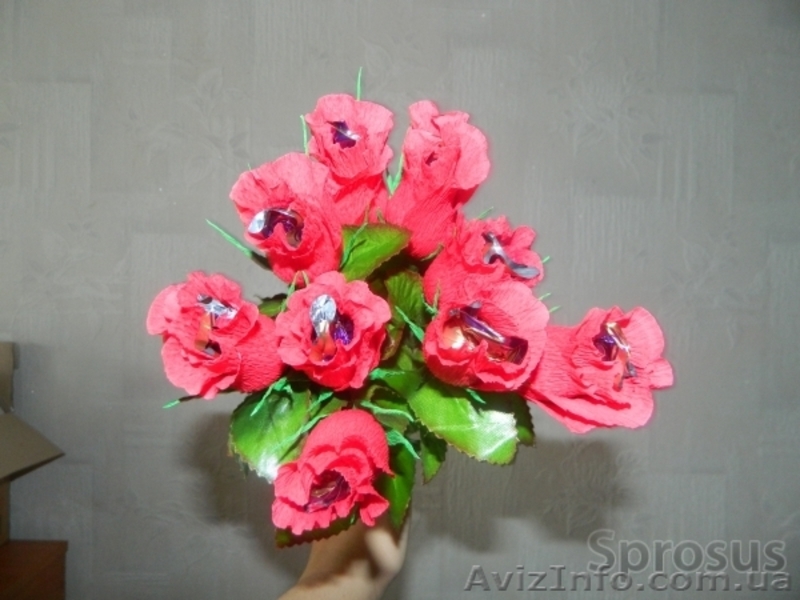 Искусственные Букеты из Роз с Конфетами! - <ro>Изображение</ro><ru>Изображение</ru> #5, <ru>Объявление</ru> #1432872