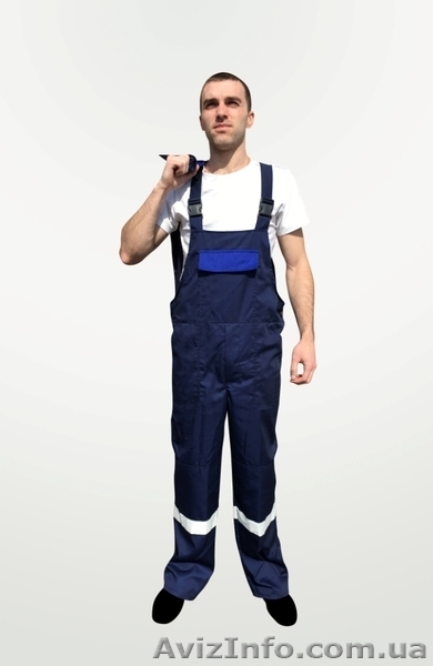  Спецодежда Костюм рабочий  Профессионал  с полукомбинезоном -продажа  - <ro>Изображение</ro><ru>Изображение</ru> #4, <ru>Объявление</ru> #1446630