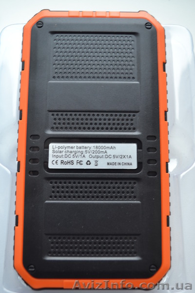 Новое cолнечное зарядное Power Bank 18000 mAh. - <ro>Изображение</ro><ru>Изображение</ru> #4, <ru>Объявление</ru> #1431278