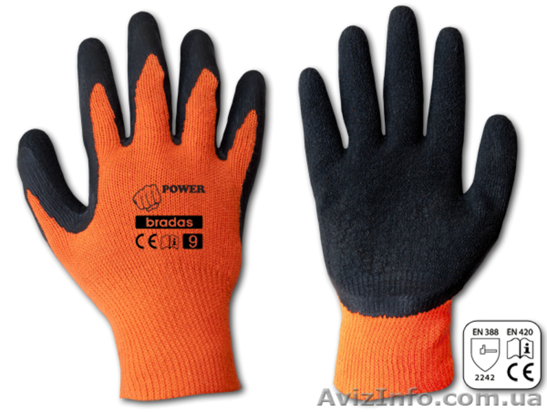 Перчатки рабочие хлопковые/ полиэстерные с латексным покрытим (5 видов - <ro>Изображение</ro><ru>Изображение</ru> #4, <ru>Объявление</ru> #1427485