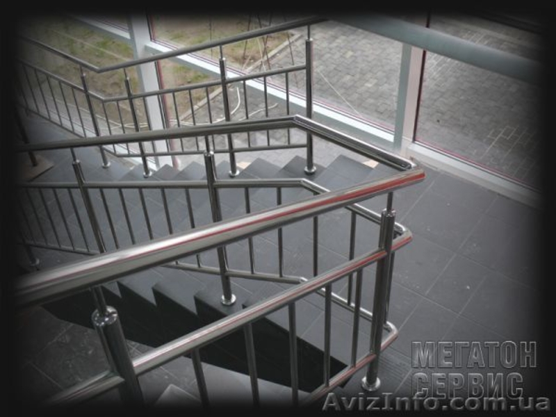 Перила Лестницы Ограждения из нержавеющей стали Киев. Производство изделий из не - <ro>Изображение</ro><ru>Изображение</ru> #3, <ru>Объявление</ru> #1447696