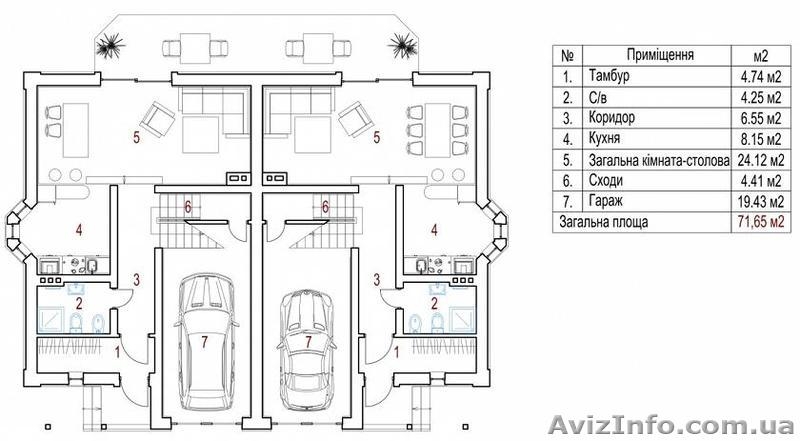 Коттеджная резиденция - Продажа дома-дуплекса 155 м. кв - <ro>Изображение</ro><ru>Изображение</ru> #3, <ru>Объявление</ru> #1475081
