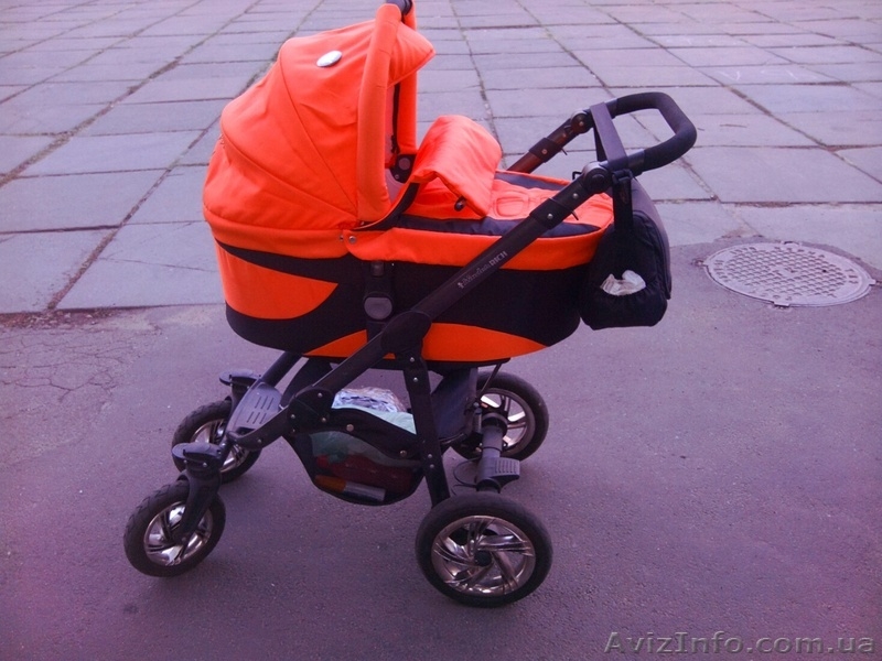 Коляска 2 в 1 Kinder Rich Fox наша яркая красавица+подарок экоматрасик - <ro>Изображение</ro><ru>Изображение</ru> #6, <ru>Объявление</ru> #1483390