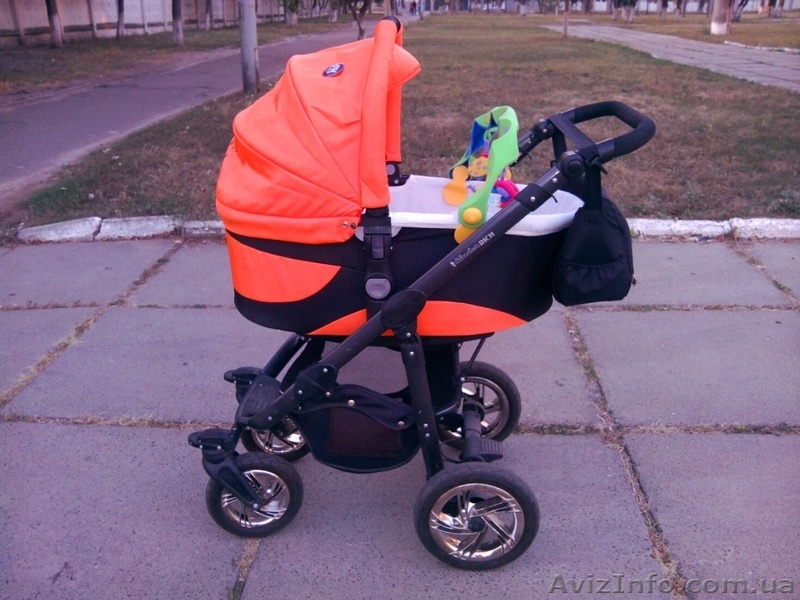 Коляска 2 в 1 Kinder Rich Fox наша яркая красавица+подарок экоматрасик - <ro>Изображение</ro><ru>Изображение</ru> #5, <ru>Объявление</ru> #1483390
