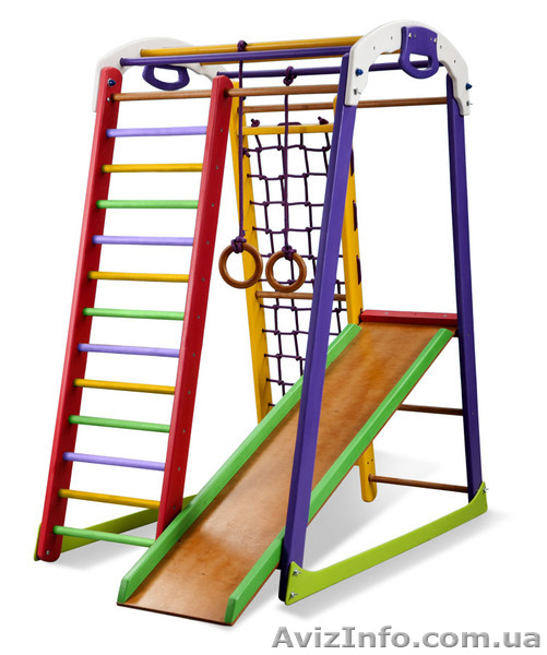 Деревянные спорткомплексы для дома  «Кроха 2 мини» - <ro>Изображение</ro><ru>Изображение</ru> #5, <ru>Объявление</ru> #1137011