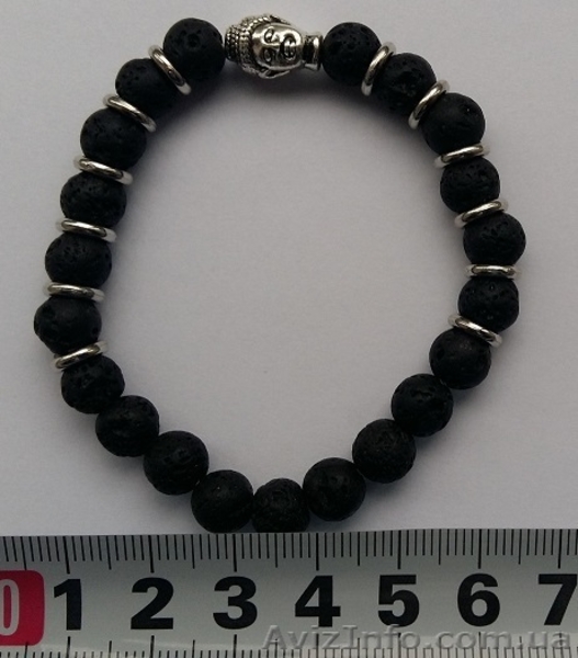 Браслет из вулканической лавы - <ro>Изображение</ro><ru>Изображение</ru> #4, <ru>Объявление</ru> #1494280