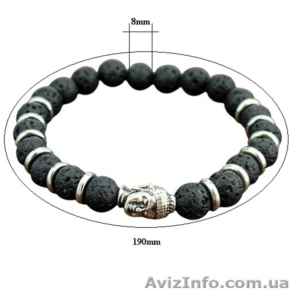 Браслет из вулканической лавы - <ro>Изображение</ro><ru>Изображение</ru> #2, <ru>Объявление</ru> #1494280