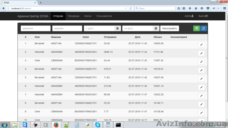 Программа для учета нефтепродуктов на ведомственной АЗС и сервисных станций - <ro>Изображение</ro><ru>Изображение</ru> #5, <ru>Объявление</ru> #1502366