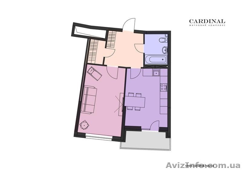 Квартиры на Печерске. Новый ЖК CARDINAL. - <ro>Изображение</ro><ru>Изображение</ru> #1, <ru>Объявление</ru> #1511145