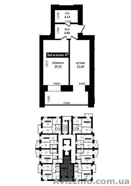 1-к квартирка в Ирпене от надежного застройщика - <ro>Изображение</ro><ru>Изображение</ru> #4, <ru>Объявление</ru> #1509106