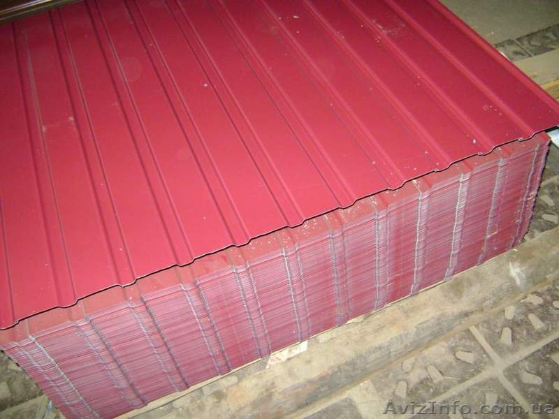 Металлический лист гнилая вишня, профнастил 0,48 и металлочерепица 3005. Произво - <ro>Изображение</ro><ru>Изображение</ru> #3, <ru>Объявление</ru> #1525750