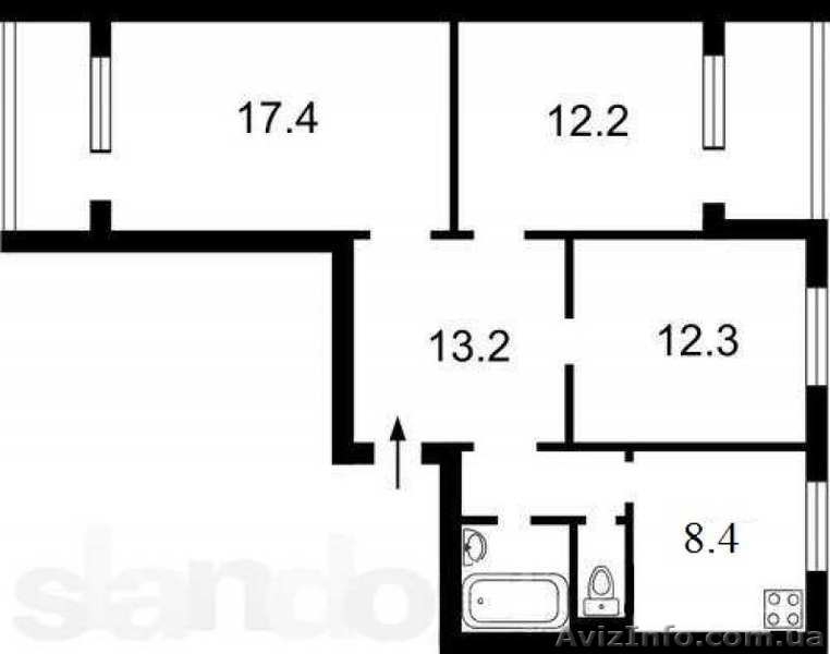 3к квартира по ул.Бальзака 92-А  - <ro>Изображение</ro><ru>Изображение</ru> #1, <ru>Объявление</ru> #1527296