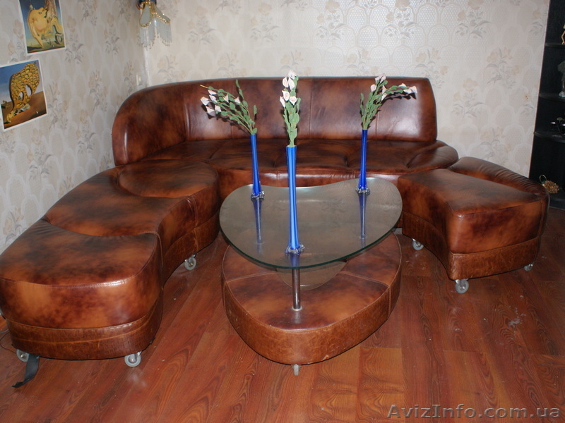 Кожаный комплект роскошной мягкой мебели - <ro>Изображение</ro><ru>Изображение</ru> #2, <ru>Объявление</ru> #1531648